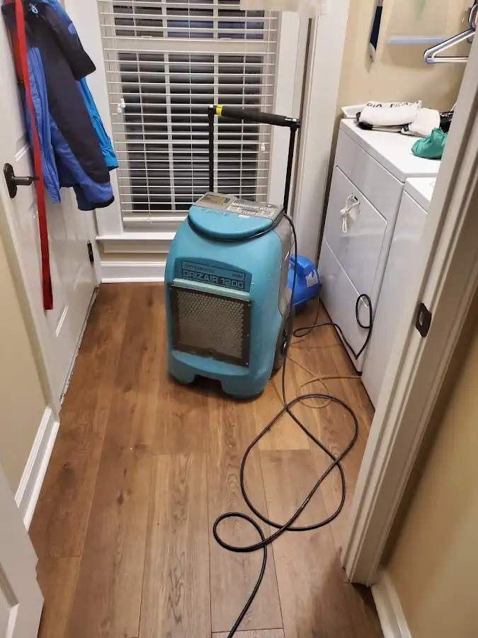 Commercial dehumidifier deployed for Flood Damage Cleanup in Margate City
