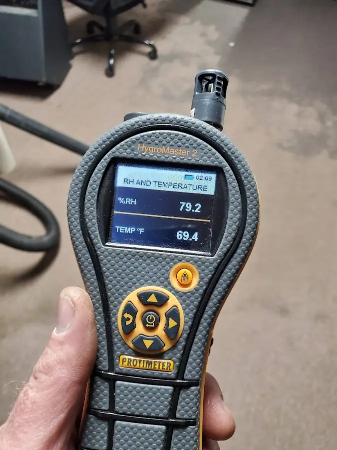 Moisture meter humidity assessment for Fire & Smoke Damage Restoration in Margate City